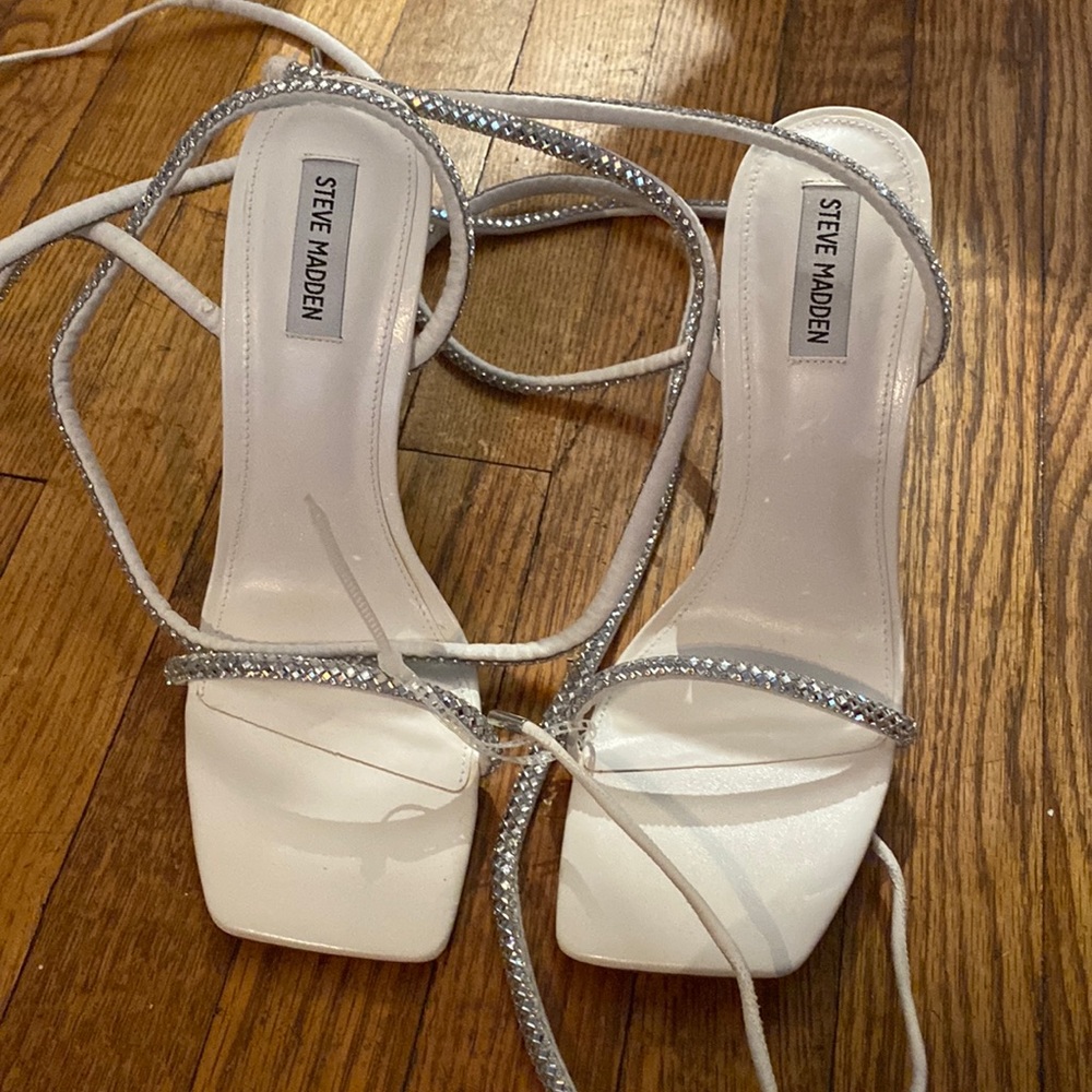 Steve Madden lace up heels.